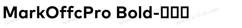 MarkOffcPro Bold字体转换